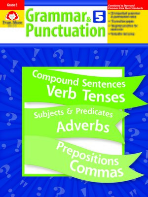 cover image of Grammar & Punctuation, Grade 5